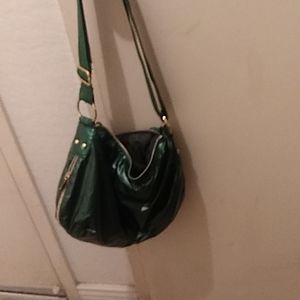 Green handbag